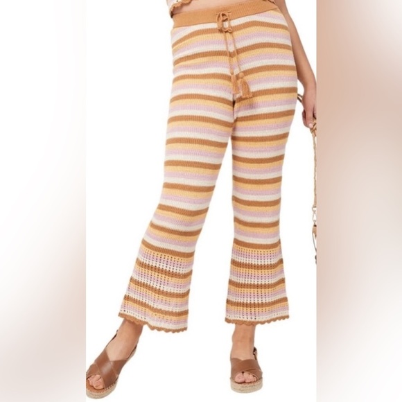 NWT L SPACE COAST IS CLEAR BLOUSE-TURN THE TIDE PANT (Part of Set) - Picture 2 of 5